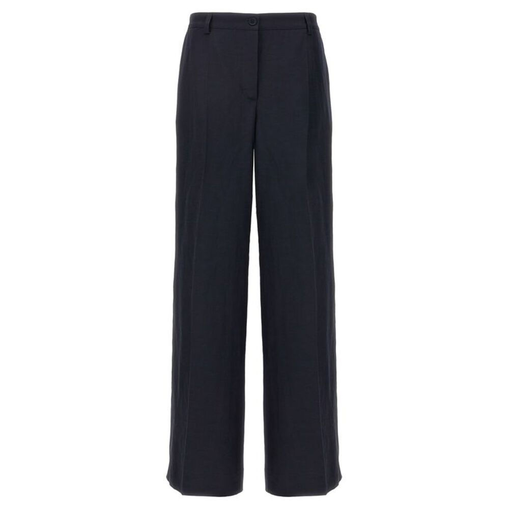 P.A.R.O.S.H. Blue Viscose Casual Women's Pants